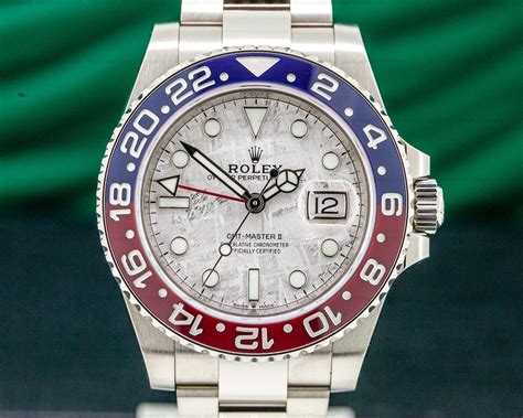 Rolex pepsi white gold price